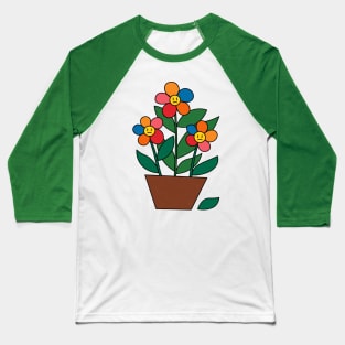 The True Reality / Flowers Baseball T-Shirt